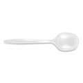 Berkley Square Mediumweight Polypropylene Cutlery, Soup Spoon, White, PK1000, 1000PK 1014000